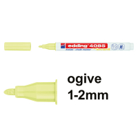 Edding 4085 marqueur craie (1 - 2 mm ogive) - jaune pastel 4-4085135 240110