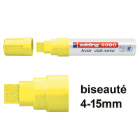 Edding 4090 marqueur craie liquide (4 - 15 mm biseauté) - jaune fluo 4-4090065 200894