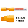 Edding 4090 marqueur craie liquide (4 - 15 mm biseauté) - orange fluo