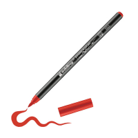 Edding 4200 feutre pinceau pour porcelaine (pointe pinceau 1 - 4 mm)  - rouge 239286