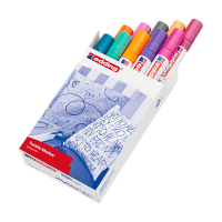 Edding 4500 Trend set de marqueurs textiles 10 pièces (2-3 mm ogive) 404860