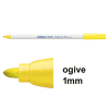 Edding 4600 marqueur textile (1 mm ogive) - jaune fluo