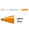 Edding 4600 marqueur textile (1 mm ogive) - orange