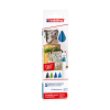 Edding 4600 set de marqueurs textiles couleurs froides 5 pièces (1 mm ogive) 404852 - 1