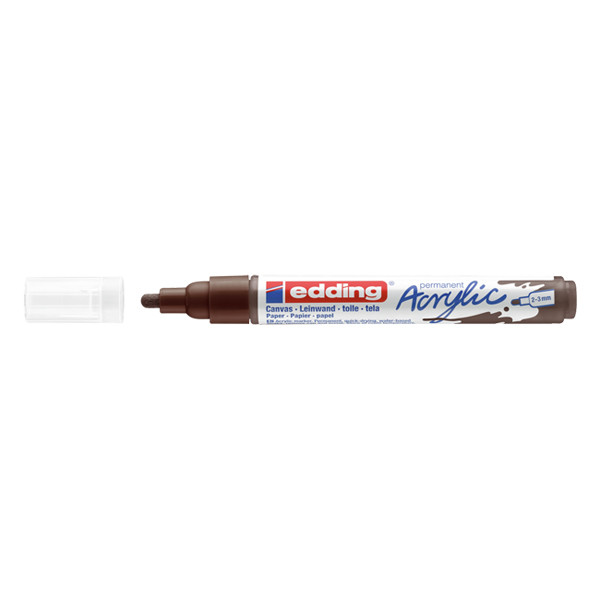 Edding 5100 marqueur acrylique (2 - 3 mm ogive) - chocolat 4-5100907 240168 - 1