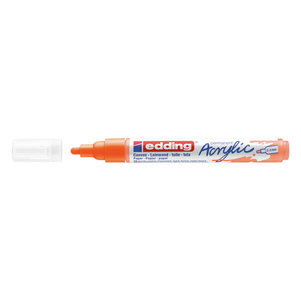Edding 5100 marqueur acrylique (2 - 3 mm ogive) - orange fluorescent 4-5100066 240159 - 1