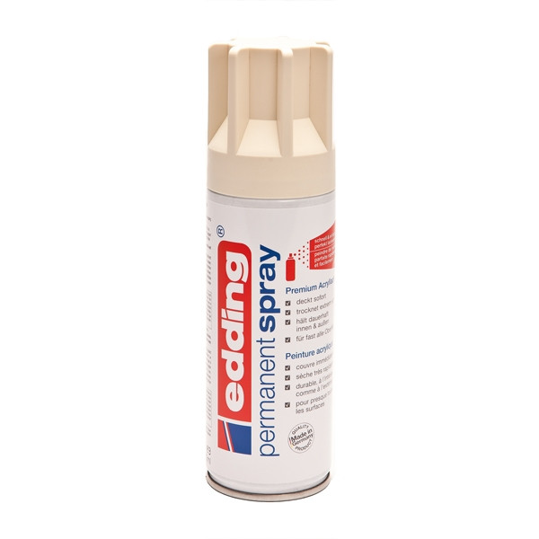 Edding 5200 spray peinture acrylique permanent mat (200 ml) - blanc crème 4-5200920 239064 - 1