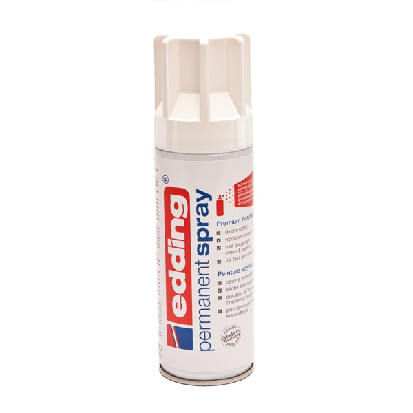 Edding 5200 spray peinture acrylique permanent mat (200 ml) - blanc trafic 4-5200922 239066 - 1