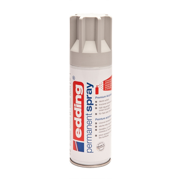 Edding 5200 spray peinture acrylique permanent mat (200 ml) - gris clair 4-5200925 239069 - 1