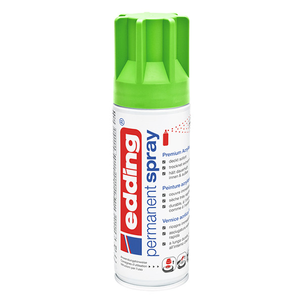 Edding 5200 spray peinture acrylique permanent mat (200 ml) - jaune vert 4-5200927 239071 - 1