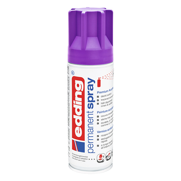 Edding 5200 spray peinture acrylique permanent mat (200 ml) - jus de baies 4-5200910 239054 - 1
