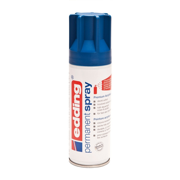 Edding 5200 spray peinture permanent acrylique mat (200 ml) - bleu gentiane 4-5200903 239047 - 1