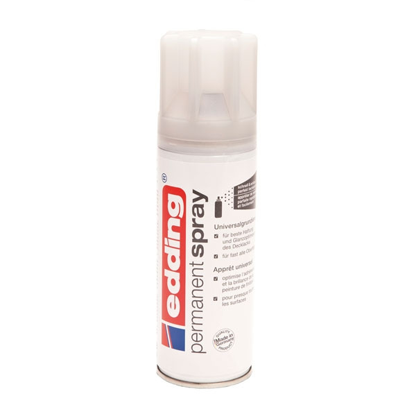 Edding 5200 spray permanent apprêt universel (200 ml) 4-5200996 239077 - 1