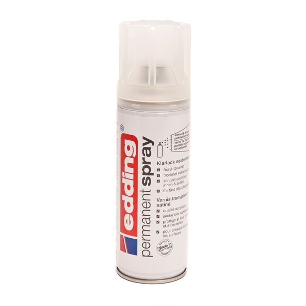 Edding 5200 spray permanent vernis clair brillant (200 ml) 4-5200994 239075 - 1