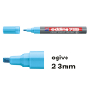 Edding 725 marqueur pour tableaux (2 - 5 mm biseauté) - bleu fluo