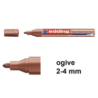 Edding 750 marqueur peinture à encre brillante (2 - 4 mm ogive) - cuivre 4-750055 200594