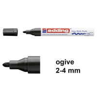 Edding 750 marqueur peinture à encre brillante (2 - 4 mm ogive) - noir 4-750-9-001 240500