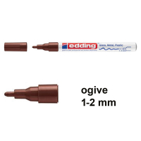 Edding 751 marqueur peinture à encre laquée (1 - 2 mm ogive) - marron 4-751-9-007 200608