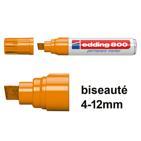 Edding 800 marqueur permanent (biseauté de 4 - 12 mm) - orange 4-800006 200812 - 1