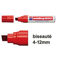 Edding 800 marqueur permanent (biseauté de 4 - 12 mm) - rouge 4-800002 200510