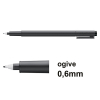 Edding 8011 marqueur pour salles propres (ogive de 0,6 mm) - noir