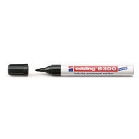 Edding 8300 marqueur permanent spécial industrie (ogive de 1,5 - 3 mm) - noir 4-8300001 239308