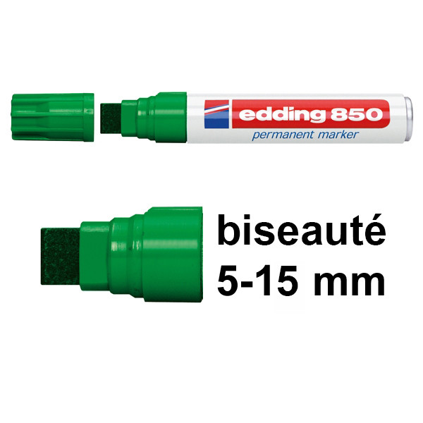 Edding 850 marqueur permanent (biseauté de 5 - 15 mm) - vert 4-850004 200550 - 1