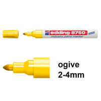 Edding 8750 marqueur peinture spécial industrie (2 - 4 mm ogive) - jaune 4-8750005 200778
