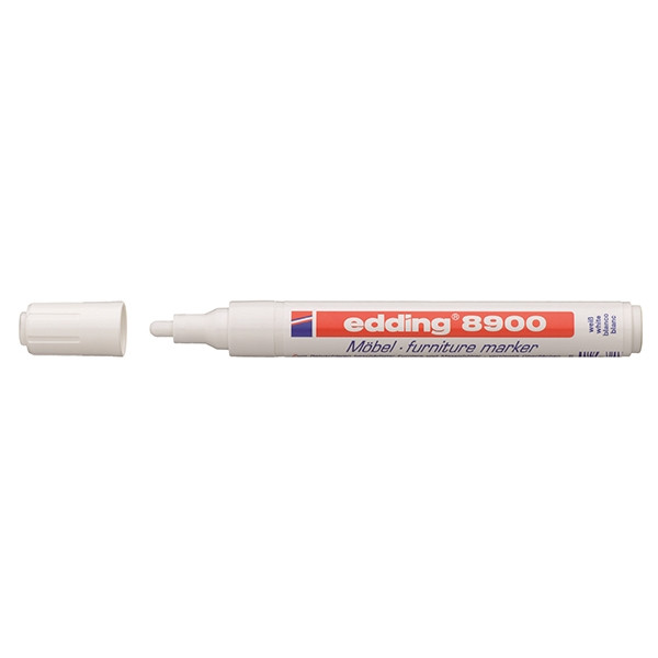 Edding 8900 marqueur pour meuble (1,5 - 2 mm ogive) - blanc pur 4-8900-1-4624 239332 - 1