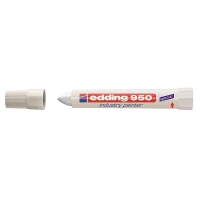 Edding 950 marqueur peinture spécial industrie (10 mm ogive) - blanc 4-950049 239307