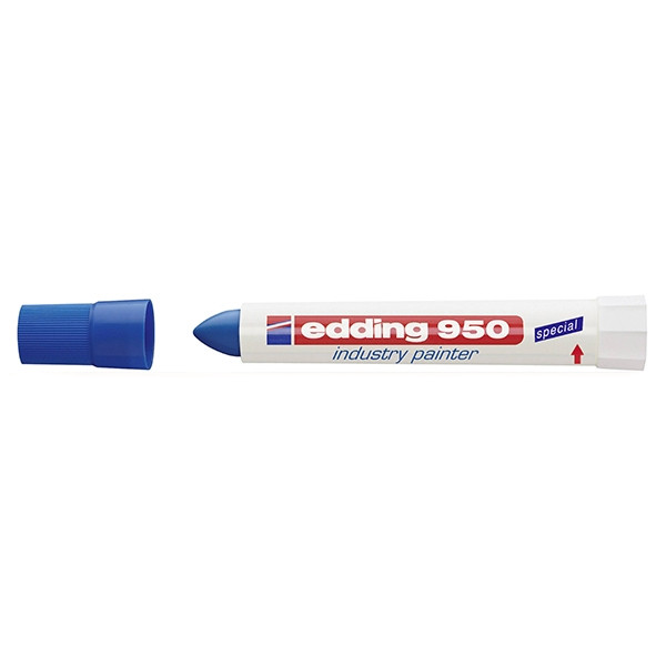 Edding 950 marqueur peinture spécial industrie (10 mm ogive) - bleu 4-950003 239305 - 1