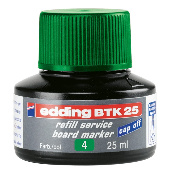 Edding BTK 25 recharge d'encre (25 ml) - vert 4-BTK25004 200566 - 1