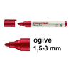 Edding EcoLine 21 marqueur permanent (1,5 - 3 mm ogive) - rouge