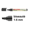 Edding EcoLine 22 marqueur permanent (1 - 5 mm biseauté) - noir