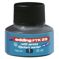 Edding FTK 25 recharge d'encre - noir 4-FTK25001 200954