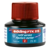 Edding FTK 25 recharge d'encre - rouge