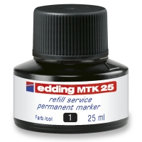 Edding MTK 25 recharge d'encre (25 ml) - noir 4-MTK25001 200930