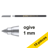 Offre : 10x Edding 1200 feutre (1 mm - ogive) - argent métallisé