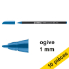 Offre : 10x Edding 1200 feutre (1 mm ogive) - bleu clair 239572 - 1