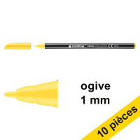 Offre : 10x Edding 1200 feutre (1 mm ogive) - jaune