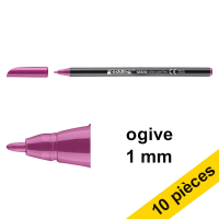Edding Offre : 10x Edding 1200 feutre (1 mm ogive) - magenta  239575