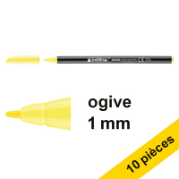 Offre : 10x Edding 1200 feutre (1 mm ogive) - melon jaune