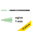 Offre : 10x Edding 1200 feutre (1 mm ogive) - sorbet pomme 239583 - 1