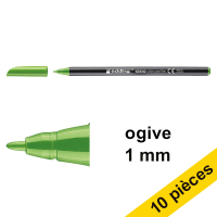 Edding Offre : 10x Edding 1200 feutre (1 mm ogive) - vert clair  239573