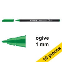 Edding Offre : 10x Edding 1200 feutre (1 mm ogive) - vert fluo  239577