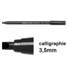 Offre : 10x Edding 1255 feutre calligraphie (3,5 mm) - noir 239609 - 1