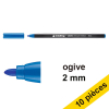 Offre : 10x Edding 1300 feutre (2 mm ogive) - bleu clair 239629 - 1