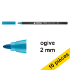 Offre : 10x Edding 1300 feutre (2 mm ogive) - bleu de manganèse 239633 - 1
