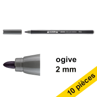 Offre : 10x Edding 1300 feutre (2 mm ogive) - gris brun
