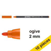 Offre : 10x Edding 1300 feutre (2 mm ogive) - orange